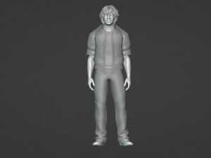 Middle aged man Modelo 3D