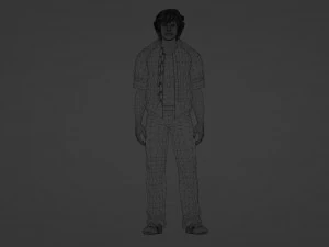Middle aged man 3D Model
