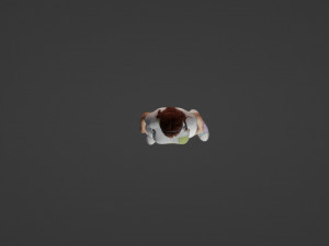Girl with big eyes 3D 模型