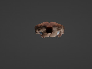Huge strong man Model 3D