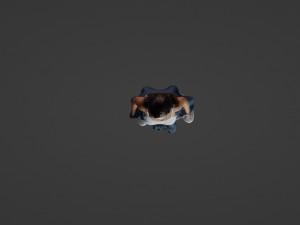 Cute girl on a walk 3D Model