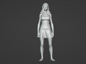Amazing grown up girl 3D मॉडल
