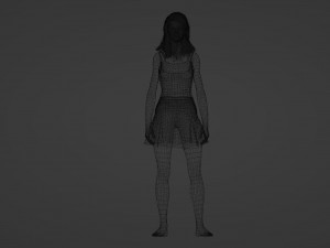 Amazing grown up girl 3D मॉडल