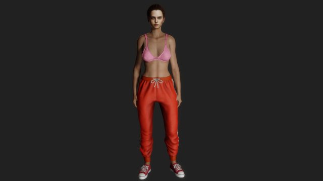 Contemplative Realism of a Confident Woman 3Dモデル .c4d .max .obj .3ds .fbx .stl .blend 