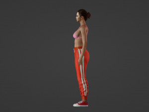Contemplative Realism of a Confident Woman 3Dモデル