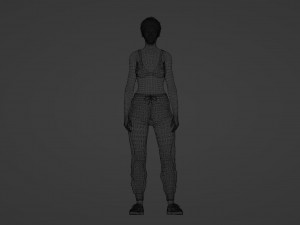 Contemplative Realism of a Confident Woman 3Dモデル