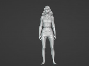 Realistic of a Sweet 25 Year Old Woman 3D Model