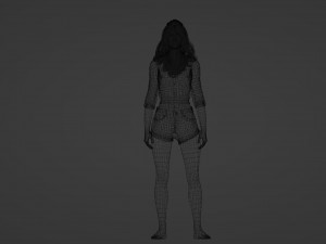Realistic of a Sweet 25 Year Old Woman 3D Model