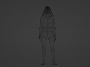 Realistic of a Sweet 25 Year Old Woman 3D Model