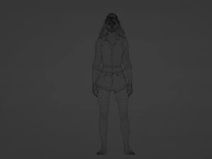 Realistic of a Sweet 25 Year Old Woman 3D Model