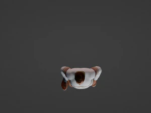 Realistic 3D Character Model of a Cheerful 50-Year-Old Man 3D Model
