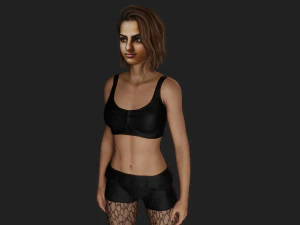 Oriental Beauty 3D Model