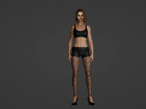 Oriental Beauty 3D Model