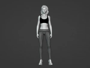Oriental Beauty 3D Model