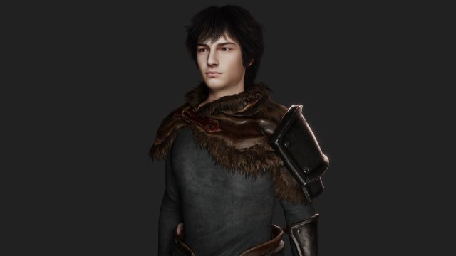Medieval Archer Realistic 3D Character Model Model 3D .c4d .max .obj .3ds .fbx .stl .blend 