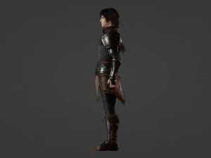 Medieval Archer Realistic 3D Character Model 3D Model