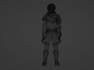 Medieval Archer Realistic 3D Character Model Model 3D