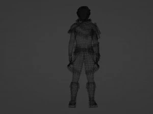Medieval Archer Realistic 3D Character Model 3D Model