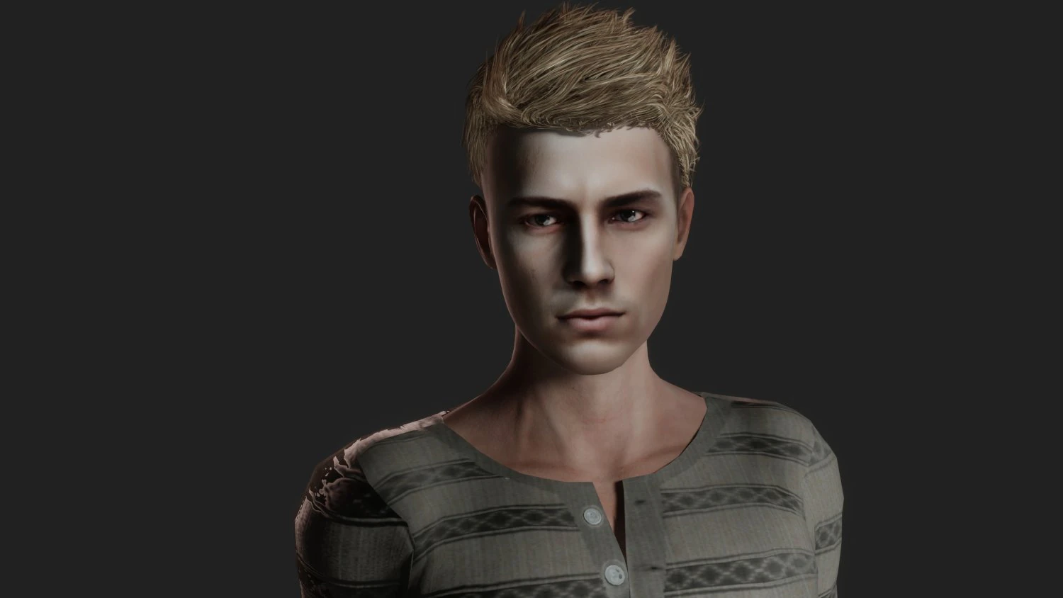 Realistic of an Angry Handsome Young Man 3D Model .c4d .max .obj .3ds .fbx .stl .blend 