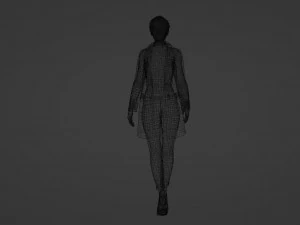 Про таємничу гуляючу стару жінку 3D Модель