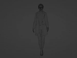 Про таємничу гуляючу стару жінку 3D Модель