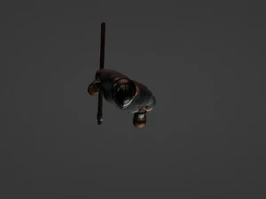 Ancient Warrior A Realistic of a Muscular Gladiator in Vintage Attire 3D Model