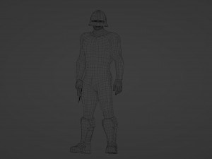 Ancient Warrior A Realistic of a Muscular Gladiator in Vintage Attire 3D 모델