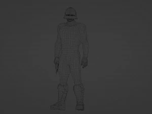 Ancient Warrior A Realistic of a Muscular Gladiator in Vintage Attire 3D Model