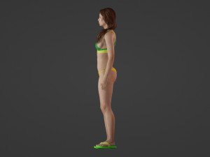Realistic of a Tranquil Beach Beauty 3D Model