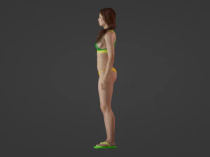 Realistic of a Tranquil Beach Beauty 3D Model