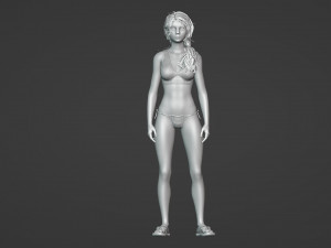 Realistic of a Tranquil Beach Beauty 3D Model