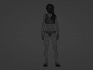 Realistic of a Tranquil Beach Beauty 3D Model