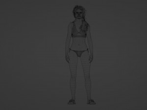 Realistic of a Tranquil Beach Beauty 3D Model