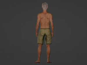 Реалістичний образ хворої людини 3D Модель