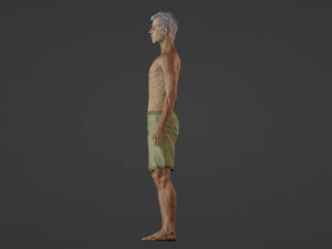 Реалістичний образ хворої людини 3D Модель