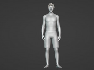 Realistic of a Sick Man 3D 모델