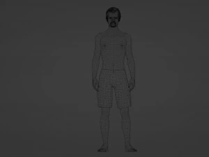 Реалістичний образ хворої людини 3D Модель