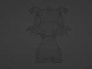 Whimsical Green Dragon - Symbol of 2024 3D Modell