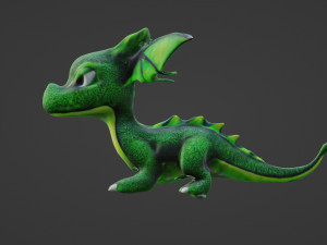 Symbol - Small Green Dragon 3D Модель
