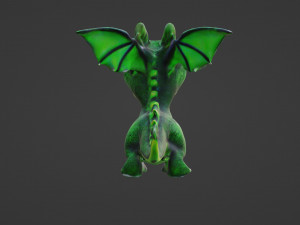 Symbol - Small Green Dragon 3D Модель