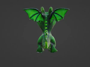 Symbol - Small Green Dragon 3D Model