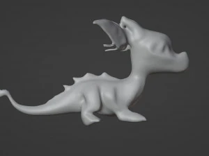 Symbol - Small Green Dragon 3D Model