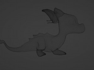 Symbol - Small Green Dragon 3D Модель