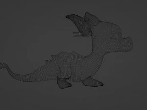 Symbol - Small Green Dragon 3D Model