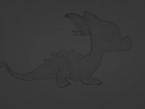Symbol - Small Green Dragon 3D Model