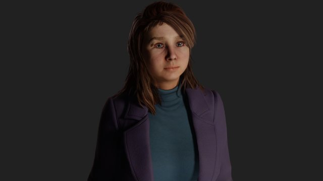 Graceful Stroll Young woman in everyday life 3D मॉडल .c4d .max .obj .3ds .fbx .stl .blend 