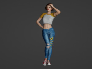 The Glamourous Muse 3D-Modell