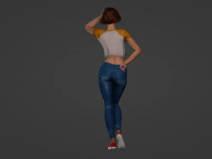 A Musa Glamourosa Modelo 3D