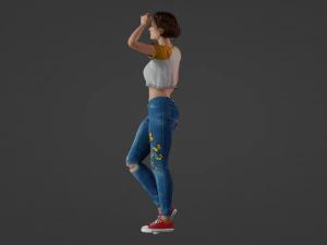 A Musa Glamourosa Modelo 3D