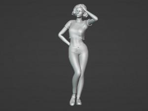 The Glamourous Muse 3D-Modell